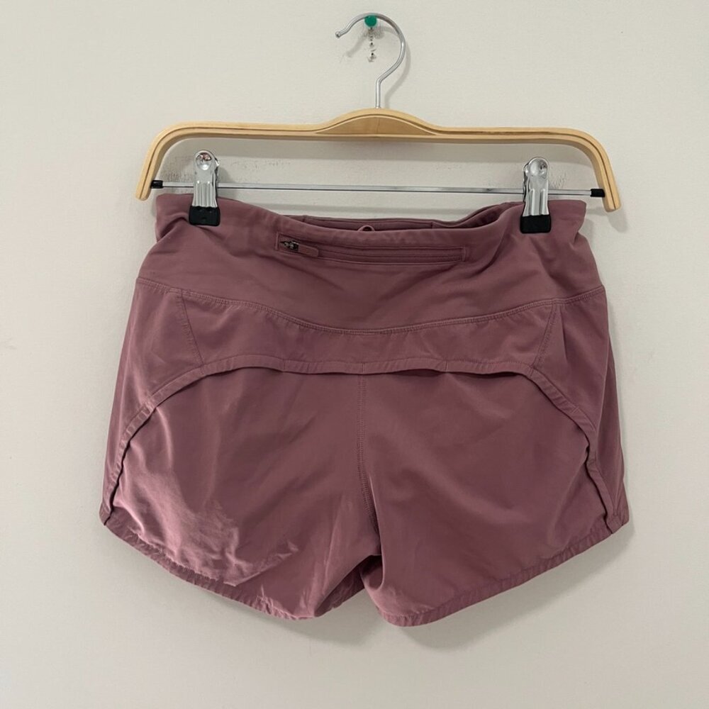 Lululemon Mauve Hotty Hot Shorts Size 4 - Picture 4 of 6
